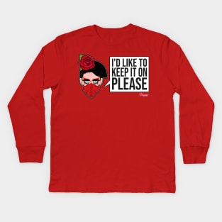 Valentina Face Mask from Drag Race Kids Long Sleeve T-Shirt